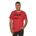 thumbnail image 4 of DJH Apparel | Regroup Recover Reset Relaunch Motivational Unisex T-shirt, 4 of 6