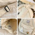 thumbnail image 2 of Bolso bandolera para mujer, mochila cruzada, bolso de hombro, mochila de pecho, mochila pequeña de lona para viajes, informal, senderismo al aire libre, 2 of 4
