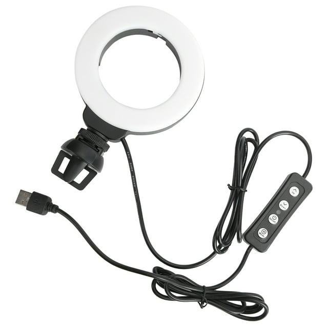 Luz de relleno para selfies carga USB Luz LED regulable Plástico para transmisión en vivo para educación en línea para conferencias para enseñanza ANGGREK Otros