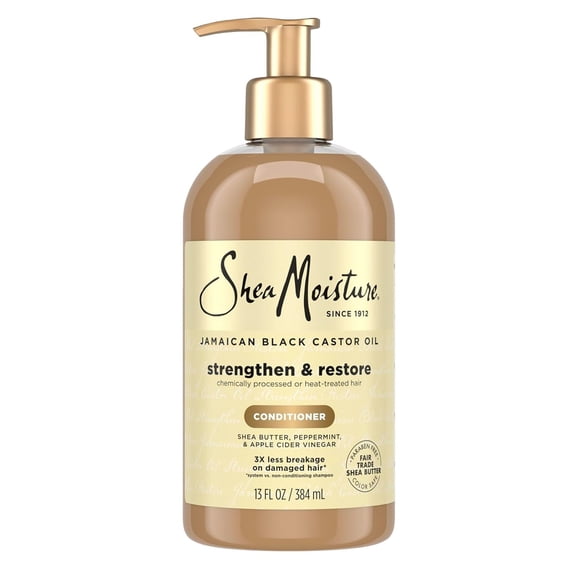 Shea Moisture Jamaican Black Conditioner Strength 13oz (Pack of 3)