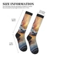 thumbnail image 2 of Lsque White And Red Storm Dragon Pattern Sport Compression Socks for Men & Women 15-20 mmHg Knee High Nurse Pregnant Running Medical and Travel Athletic, 2 of 6