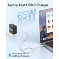 thumbnail image 3 of Cargador de pared USB-C de 200 W y 6 puertos Lcssio, paquete de 2, 3 of 7