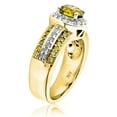 thumbnail image 2 of Unique Shiny Diamond Ladies Engagement Ring Halo Design 14k 1.6 Ctw (Yellow Gold Size 7), 2 of 3