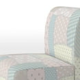 thumbnail image 3 of Designart "Multicolor Pastel Patchwork" Upholstered Patterned Accent Chair and Arm Chair, 3 of 5
