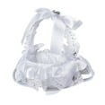 thumbnail image 1 of jifeng Wedding Basket with Handle Decor Romantic Small Flowers Basket for Event Special A, 1 of 9