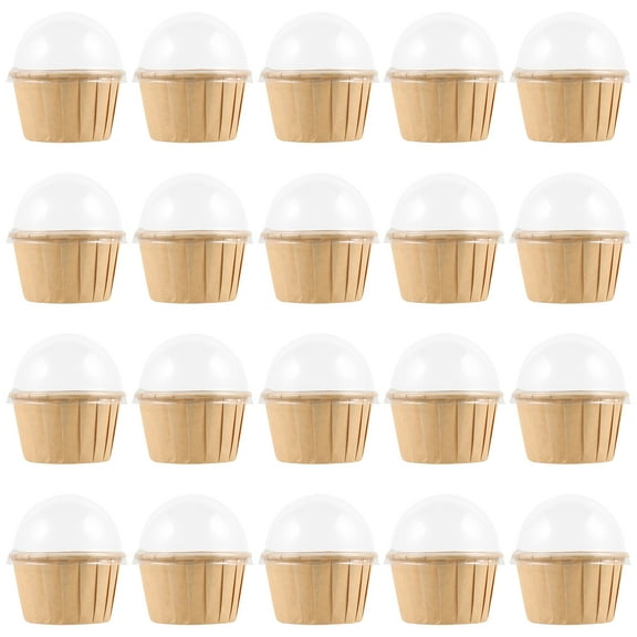 50 Pcs Wrapping Paper Cups Large Cupcake Liners Wrappers Muffin Tins