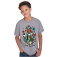 thumbnail image 5 of Wild and Free Bald Eagle Rose Tattoo Crewneck T Shirts Boy Girl Teen Brisco Brands L, 5 of 6