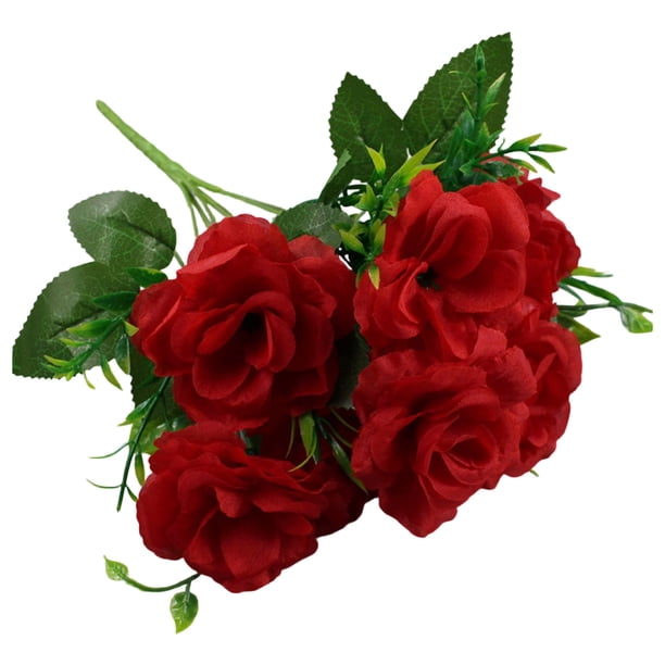 Ramas de flores artificiales para decoración del hogar | Tallos de follaje artificial para jarrones