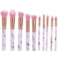 thumbnail image 2 of Makeup Brushes Set 10pcs Loose Setting Powder Eyeshadow Brush Face Makeup Brushes For Women, 2 of 8