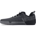 thumbnail image 2 of Under Armour Men's UA TriBase Reign 6 Q1 Track Shoes Gray Void/Pitch Gray/Rush Red - 3027352-400, 2 of 5
