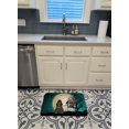thumbnail image 3 of Carolines Treasures BB2283RUG Halloween Cocker Spaniel Black & Tan Machine Washable Memory Foam Mat, 3 of 4