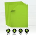 thumbnail image 2 of Printworks Bright Color Cardstock, Emerald Green, 8.5 x 11, 65 lb, 500 Sheets, 2 of 8