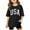 Black, variant on Fshinging y2k Tops For Toddler Girls Summer T Shirts Letter Printed Short Sleeve Basic Kids Tshirts Clothes Size 7-8 Years