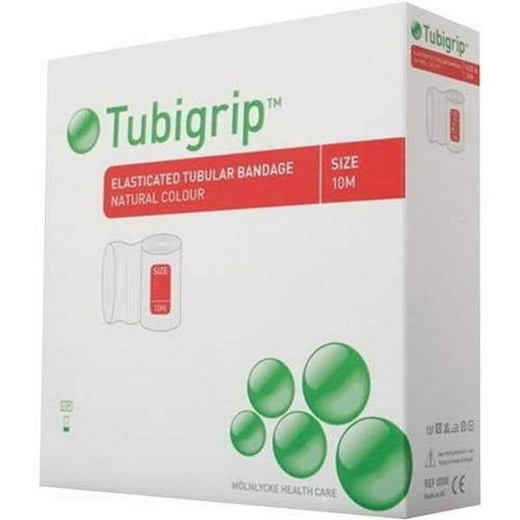 Tubigrip Cotton Elastic Tubular Support Bandage, Size D, 2 yds