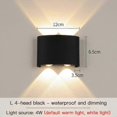 thumbnail image 4 of waterproof aluminium outdoor wall light 4w 3000k warm light, 4 of 5