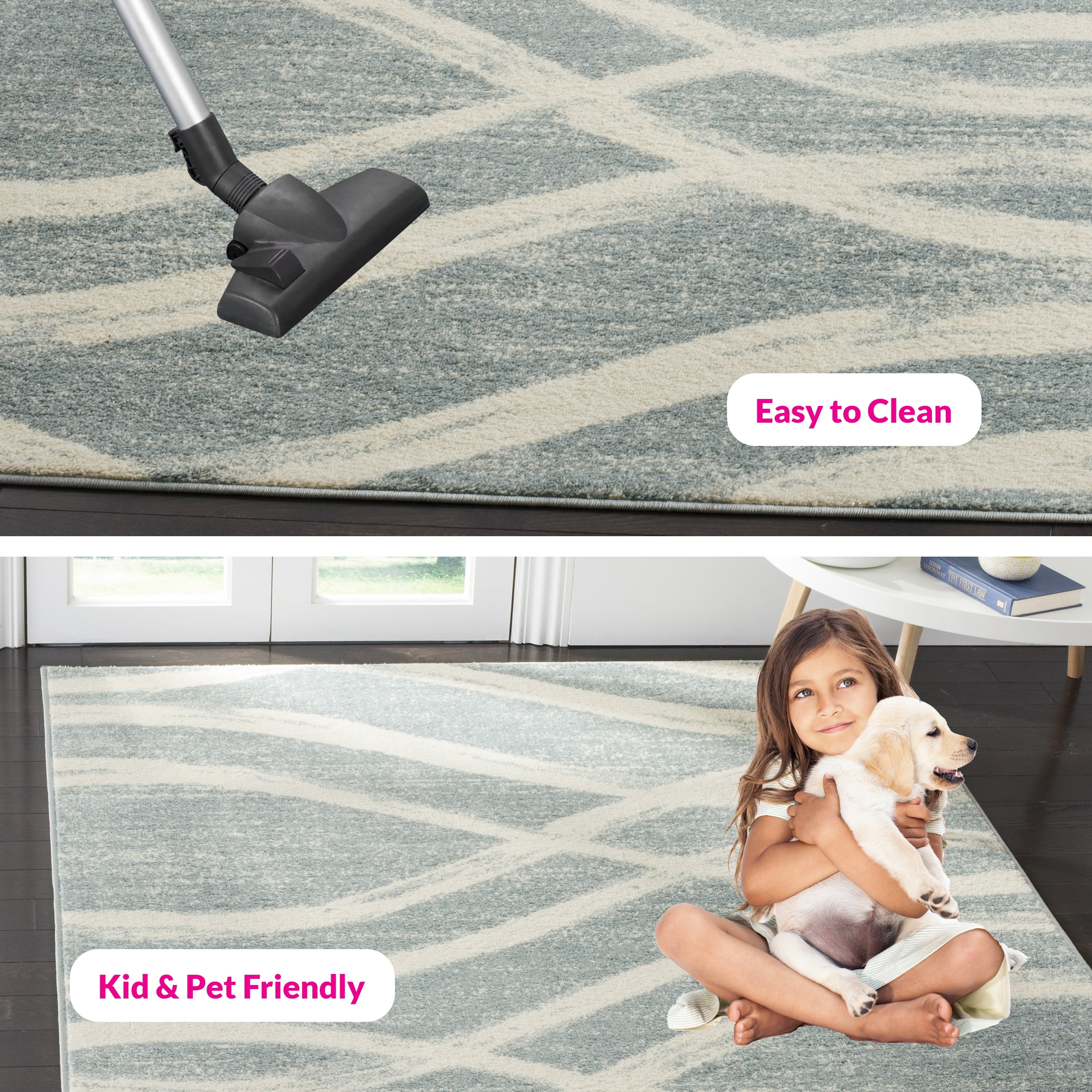 Safavieh Adirondack Isidor Geometric Swirls Area Rug, Cream/Slate, 9' x 12'