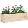 thumbnail image 5 of vidaXL Garden Planter 39.4"x12.2"x12.2" Solid Wood Pine, 5 of 7