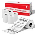 thumbnail image 1 of Phomemo Original Etiquetas 6 Rollos 100 Etiquetas 50x80 mm Blancas, 1 of 7