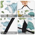 thumbnail image 6 of Green Dinosaurs Cacti Pattern Teens Toddler Nap Mat with Pillow, Sleeping Mat Bag for Preschool Daycare 50"x20", 6 of 6