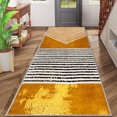 thumbnail image 2 of 2x6 FT Kitchen Runner Rugs Non Skid Washable, Faux Wool Rug Runners for Hallways Bathroom Carpet Runner, Soft Indoor Modern Floor Rug for Entryway Laundry Room, 2 of 11