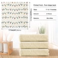 thumbnail image 3 of 6PCS Dish Towels and Dish Cloths Reuseable Dishcloths Sets for Washing Dishes, Cooking, Baking Size 11" x 11" Colorful Christmas Lights Pattern, 3 of 9