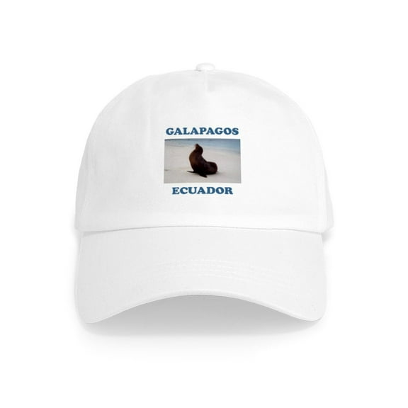 CafePress - GALAPAGOS SEA LION Cap - Adjustable 100% Brushed Unisex Casual Cotton Baseball Cap, Beige, 1