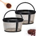 thumbnail image 1 of Filtros de café reutilizables Clofiak de malla de nailon para 4-5 tazas, 2 unidades, 1 of 7