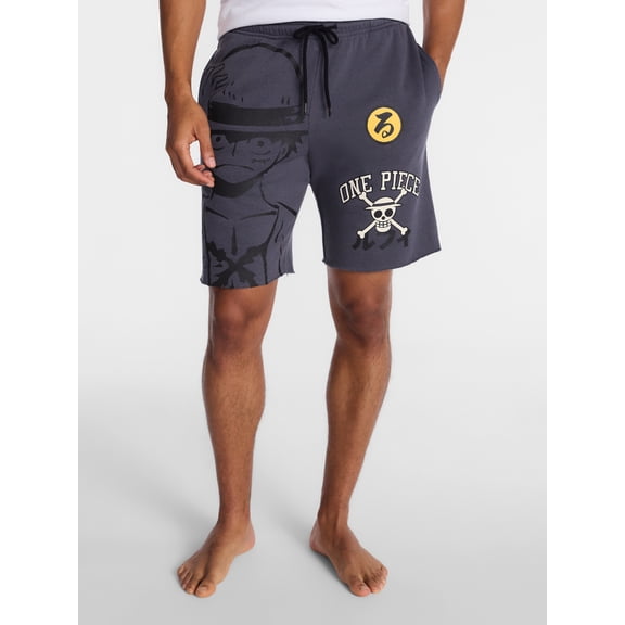 One Piece Men's Sleep Shorts, Sizes S-2XL