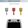 thumbnail image 4 of Seitruly 1 par de aleación de aluminio control remoto balancín piezas desmontables palos Joystick reemplazo para Mini 3 Pro Accesorios para aéreos Oro, 4 of 6