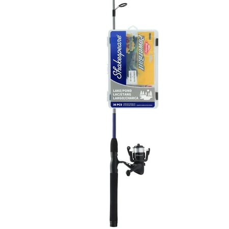 Shakespeare Catch More Fish Lake/Pond Spinning Reel and Fishing Rod Combo
