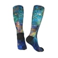 thumbnail image 5 of Lsque Colorful Winged Dolphin Printed Crew Socks Men's Women's LightWeight Thin Casual Calf Socks ,Knee High Socks,Cotton Socks, 5 of 9
