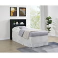 thumbnail image 6 of Westpark 49-inch Twin Bookcase Headboard Black, 6 of 9