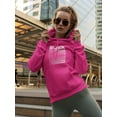 thumbnail image 2 of Black Whyte Techno Style Hoodie Women -Image by Shutterstock, Female Large, 2 of 4