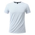 thumbnail image 4 of JFOPQVSM Men's Sports T Shirt Summer Solid Color Quick Drying Breathable Printed T Shirt, 4 of 7