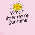 thumbnail image 2 of CafePress - Yaya's Sunshine Infant Bodysuit - Baby Light Bodysuit, Size Newborn - 24 Months, 2 of 4