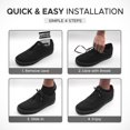 thumbnail image 4 of Cordones elásticos Bread 114 cm Blanco Nube – Pack de 2, 4 of 9