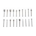 thumbnail image 3 of 20x Tungsten Steel Rotary Drill Set, Rasp Drill Milling Cutter Polishing Rotary Tools for Steel and Wood Working Sculpting Glass Ceramics silvercoloured, 3 of 10