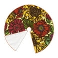 thumbnail image 3 of Kll Sunflower Christmas Tree Skirt 30",Party Decorations Farmhouse For Christmas Decorations Holiday Party, 3 of 8