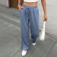 thumbnail image 7 of Chiccall Wide Leg Pants for Women High Waisted Drawstring Loose Casual Trousers Fall Fashion Going Out Outfits, 7 of 7