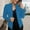 Blue, variant on Womens Ladies Cardigan Solid Long Sleeve Pocket Coat Outerwear Trench Coat Womens Vest Coat Casual Jackets for Women for Summer Fashion Jacket Women's Dresses with Jackets Shirt Women Womens Workout