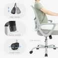 thumbnail image 5 of Yangming Office Chairs with Lumbar Support, 250 lb. Capacity, Grey, 5 of 8
