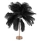 thumbnail image 3 of Lámpara de mesa decorativa con 30 plumas, recargable por USB, control táctil, color negro, 3 of 14