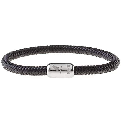 Wind Passion Braided Rope String Bracelet Sturdy Paracord with Stainless Steel Magnetic Clasp for Men Women 