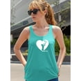 thumbnail image 2 of Mom And Baby Heart Silhouette Racerback Tank Women -Image by Shutterstock, Female Small, 2 of 4