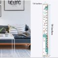 thumbnail image 2 of Tabla de crecimiento para niños, tabla de altura para niños/niños/niñas/bebés, lienzo y madera, tabla de altura de crecimiento extraíble, decoración de la habitación de la pared, 2 of 5
