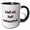 Black/White, variant on 3drose, Half Elf, Half Exhausted., 11oz Mug