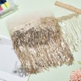 thumbnail image 4 of 10 Yards Beading Sequins Polyester Tassel Ribbons Garment Accessories Gold 7-7/8 inch(200mm), 4 of 7