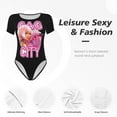 thumbnail image 6 of Nicki Music Minaj Women's One Piece Swimsuits Swimwear Ruched Bathing Suits Cutout Monokini, 6 of 9