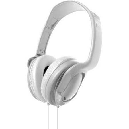 Vibe DJ Style On Ear Stereo Headphones - White