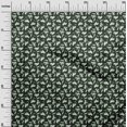 thumbnail image 3 of oneOone Rayon Dark Green Fabric Asian Block Umbrella Craft Projects Decor Fabric Printed By The Yard 56 Inch Wide, 3 of 5